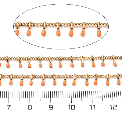 304 Stainless Steel Curb Chains STAS-R100-09A-03-1
