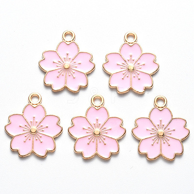 Alloy Enamel Pendants X-ENAM-S121-115B-1