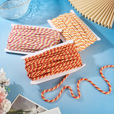 60M 3 Colors 3-Ply Twisted Macrame Polyester Cord OCOR-TA0003-48D-1