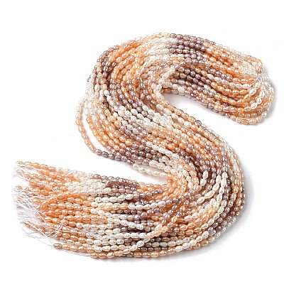 Natural Cultured Freshwater Pearl Beads Strands PEAR-C004-14A-1