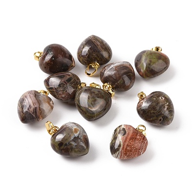 Natural Gemstone Pendants G-I311-A09-G-1