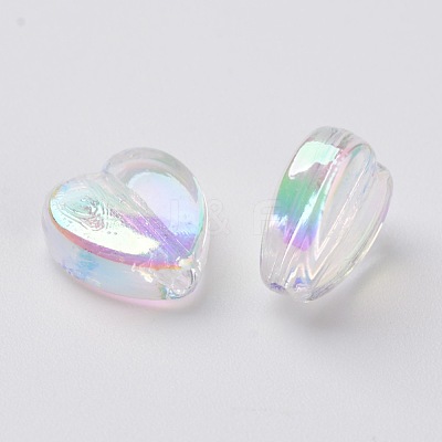 Eco-Friendly Transparent Acrylic Beads X-PL539-822-1