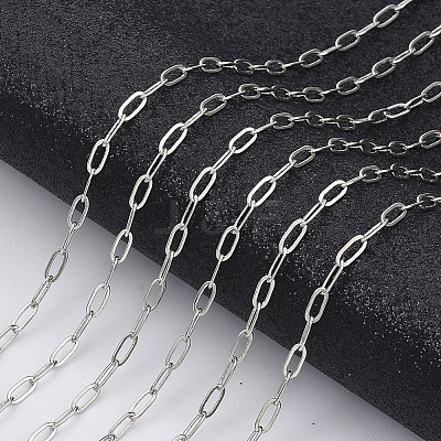 Brass Paperclip Chains X-CHC-S008-001D-P-1