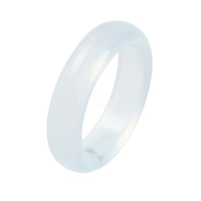 Dyed & Heated Natural Agate Finger Rings for Women RJEW-Z075-02Q-1