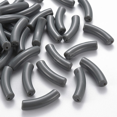 Opaque Acrylic Beads MACR-S372-002B-S037-1