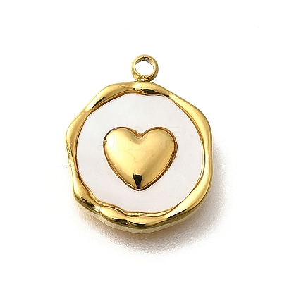 304 Stainless Steel Pendants STAS-R153-03G-02-1