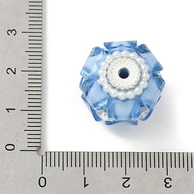 Transparent Acrylic Beads CLAY-NH0003-04S-07-1