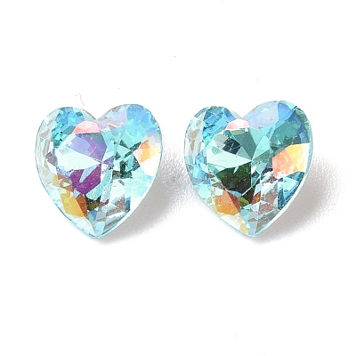 Light AB Style Glass Rhinestone Cabochons RGLA-J015-B-LA-1