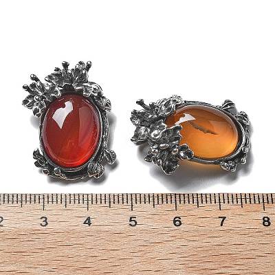 Natural Carnelian(Dyed & Heated) Pendants G-H083-01AS-07-1
