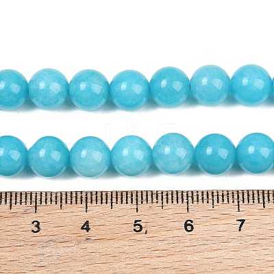 Dyed Natural White Jade Beads Strands GG-CBAD029-A07-8mm-1