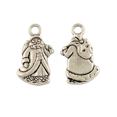 Tibetan Style Alloy Pendant TIBEP-GC157-AS-RS-1