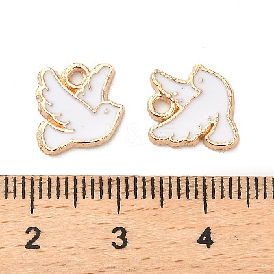 Alloy Enamel Charms ENAM-B062-04KCG-1