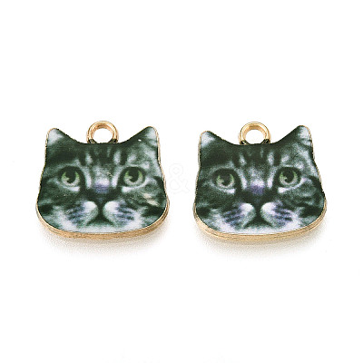 Printed Alloy Pendants PALLOY-WH0108-12A-1
