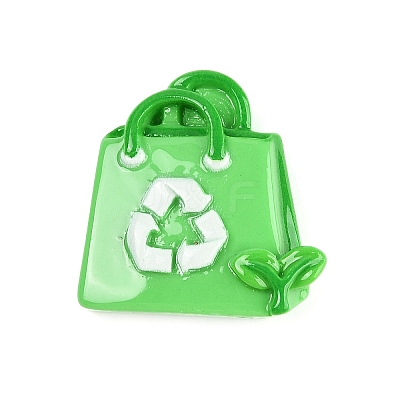Environmental Protection Theme Opaque Resin Cabochons LS-CRES-Z013-03C-1