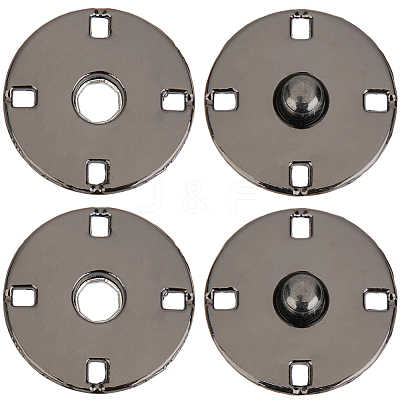 10Pairs Alloy Snap Buttons FIND-CY0001-53B-1