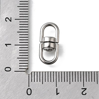 304 Stainless Steel Swivel Clasps STAS-U051-03C-P-1