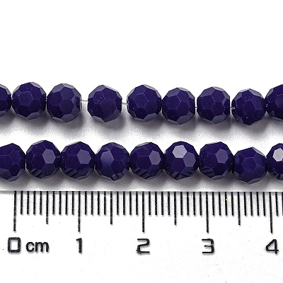 Opaque Glass Beads Stands LS-EGLA-A035-P6mm-D09-1