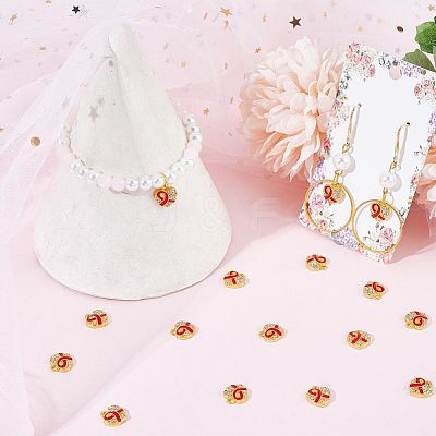 Alloy Rhinestone Pendants ENAM-SC0003-34-1