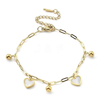 304 Stainless Steel Bracelets BJEW-R003-03G-03-1
