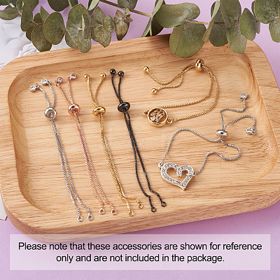 Rack Plating Eco-Friendly Brass Chain Bracelet Making KK-TA0007-84-RS-1