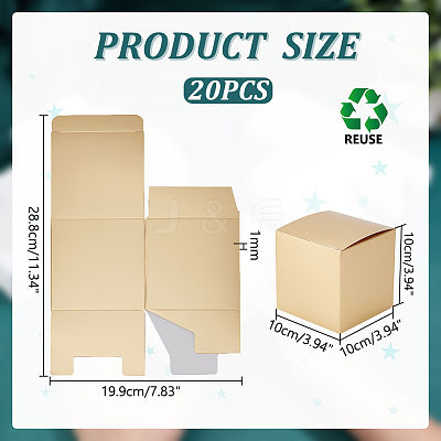 Square Foldable Paper Candy Storage Boxes CON-WH0106-02-1