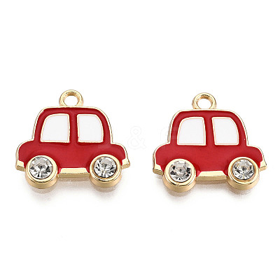 Alloy Enamel Pendants X-ENAM-S119-015E-1