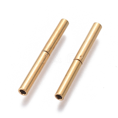 304 Stainless Steel Bayonet Clasps STAS-L134-03G-1