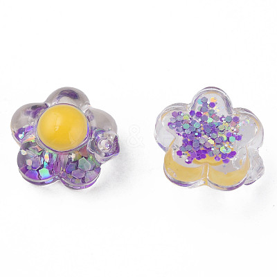 Transparent Epoxy Resin Cabochons CRES-N034-21B-1
