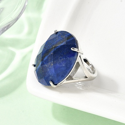 Gemstone Finger Rings RJEW-C154-01-1