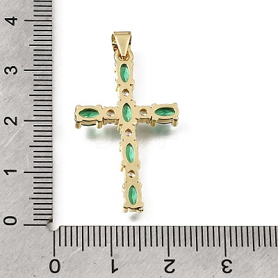 Easter Brass Pave Cubic Zirconia Pendants CU-E002-01F-G05-1