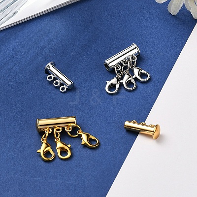 2 Set 2 Style Alloy Magnetic Slide Lock Clasps FIND-YW0001-24-1