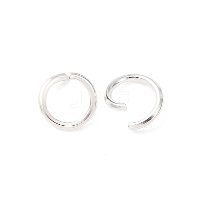Brass Open Jump Rings KK-G604-08S-26-1