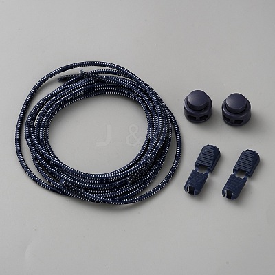 No Tie Elastic Shoe Laces FIND-WH0126-877A-1