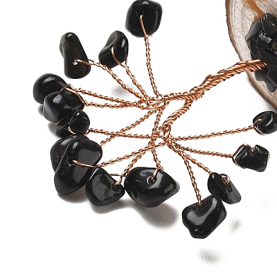 Natural Obsidian Chips Tree of Life Decorations GG-CBAEDF6-01O-1