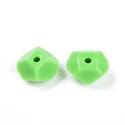 Opaque Acrylic Beads SACR-T017-38A-1