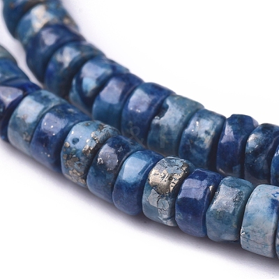 Natural African Pyrite Beads Strands G-D0006-E01-A-02-1