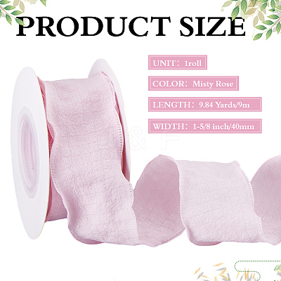 Polyester Ribbons SRIB-WH0011-354A-1