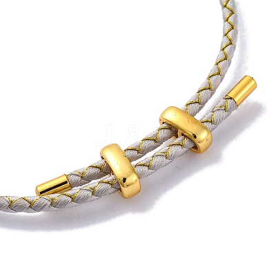 Adjustable Polyester Cord Braided Bracelets BJEW-Z085-01G-01-1