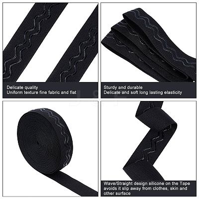 Polyester Non Slip Knitted Elastic Belt OCOR-WH0080-29A-1