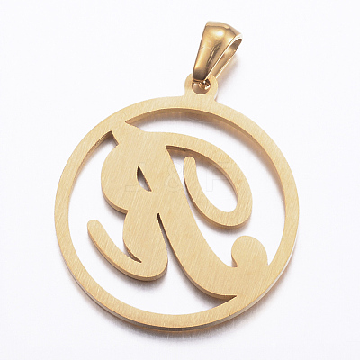 Ion Plating(IP) 304 Stainless Steel Pendants STAS-K162-071G-1
