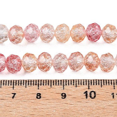 Transparent Glass Beads Strands X-GLAA-T023-4mm-A06-1
