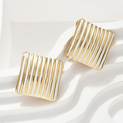304 Stainless Steel Stud Earrings EJEW-A130-03A-G-1