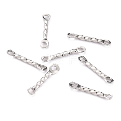Tarnish Resistant 201 Stainless Steel Links Connectors STAS-B011-02A-P-1