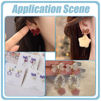 32Pcs 8 Colors Brass Clip-on Earrings FIND-PH0061-88-1