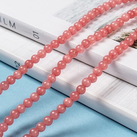 Natural Malaysia Jade Bead Strands X-G-M101-4mm-04-1