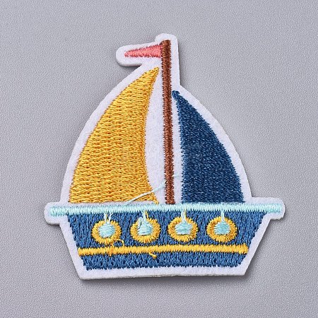 Computerized Embroidery Cloth Iron on/Sew on Patches DIY-G015-33-1