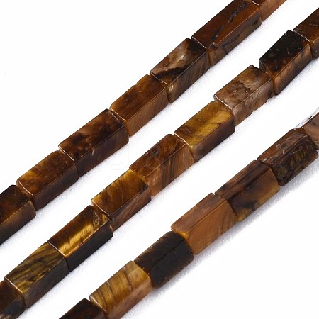 Natural Tiger Eye Beads Strands G-S299-145-1