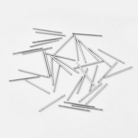 316L Surgical Stainless Steel Stud Earring Findings STAS-E443-34P-A-1
