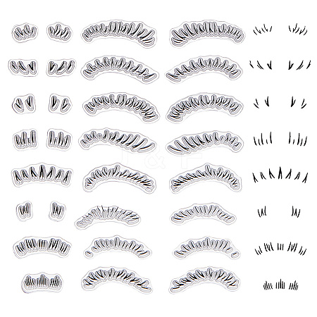 Silicone Eyelash Stamp MRMJ-WH0075-102-1