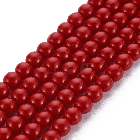 Glass Beads Strands X-GLAA-S192-E-007B-1